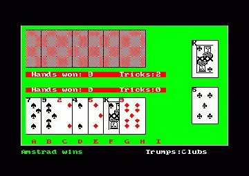 Micro-Whist (UK) (1988) (PD) screen shot game playing